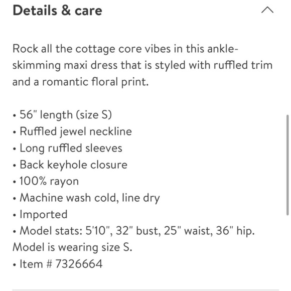 NWT Bobeau
Floral Print Ruffle Long Sleeve Ankle Length
Dress size XL - Picture 3 of 4